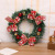 New Arrival Hot Sale Handmade Christmas Decorations 40cm Rattan Garland Christmas Shopping Mall Decoration Garland