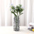 Nordic Impression Sea Cucumber Transparent Electroplated Gray Glass Vase Creative Decoration Flowers Hydroponic Vase