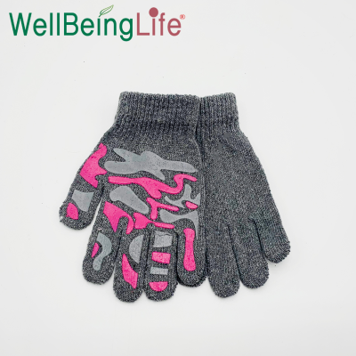 Winter Glue Dispensing Non-Slip Thermal Knitting Children's Gloves Magic Gloves Student Gloves