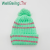 Easter Cute Personality Child Kid Fur Ball Striped Hat Knitted Hat Polyester Warm Hat