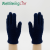 Plush Gloves Women's Monochrome Half Velvet Student Winter Warm Fleece-Lined Knitted Gloves