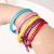 New No. 5 Children's Colored Gold Zipper Color Sports Bracelet Commodity Stall Product Supply Factory Direct Sales Bracelet