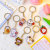 Cartoon Cute Acrylic Keychain Creative Primary School Gift Bag Accessories Transparent Pendant Key Chain Wholesale