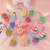 Children's Fruit Barrettes Girls' Colorful Quicksand Sequins BB Clip Korean Cute Baby Side Clip Girl's Heart Hair Accessories