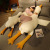 Big White Geese Sleeping Pillow Plush Toy Big Goose Pillow Bed Doll Duck Doll Mid-Autumn Festival Cute Couple Gift