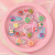 Children's Fruit Barrettes Girls' Colorful Quicksand Sequins BB Clip Korean Cute Baby Side Clip Girl's Heart Hair Accessories