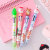 Christmas Holiday Creative Cartoon 6 Color Ballpoint Pen Old Elk Color Hand Account Pen Student Activity Gift