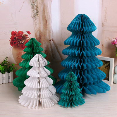 Factory Direct Supply Honeycomb Ball Paper Flower Honeycomb Christmas Tree Supplies Paper Honeycomb Bell Paper Flower Ball Paper Honeycomb Ball Wholesale