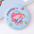 Cartoon Mirror Cute Girl Portable Dressing Mirror Girl Heart Portable Stationery Wholesale Small round Mirror Activity Gift