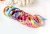 Amazon AliExpress Hot Sale Children's Zipper Bracelet Spot Cross-Border Supply Wholesale No. 5 Double Color Jewelry