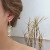 Long Super Fairy Butterfly Tassel Earrings Female Korean Style Temperament Graceful and Fashionable Personalized Earrings