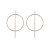 Personality Large Circle Geometric Ear Studs Nightclub Fashion and Trendy Style Simple Style Temperament Wild Popular Earrings