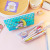 Cute Transparent PVC Pen Bag Creative Cartoon Animal Fresh Student Pencil Case Stationery Case Practical Boys and Girls