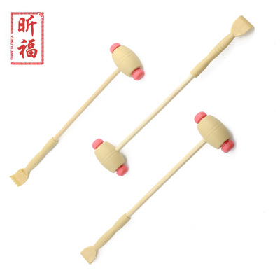 Factory in Stock Hand Buddha Hammer Old Man Happy Not Asking for People Health Care Massager Whole Body Beating Catch Back Scratcher Massage Hammer