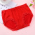 Solid Color Women's Seamless Underwear High Elastic Soft Comfortable Exquisite Bow Lace Pants Feet Mid-Waist Briefs