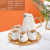 Factory Direct Sales Ceramic Coffee Cup Soup Pot Sealed Jar Tea Set