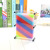 3D Color Stripes Clone Hand Mold Colorful Changeable Needle Footprints Pin Painting DIY Three-Dimensional Plastic Modern Needle Carving Decoration Small Size
