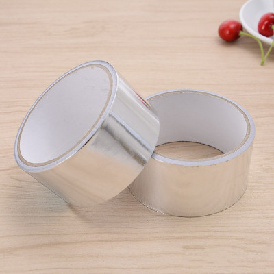 Factory Direct Supply Silver Aluminum Foil Tape Aluminum Foil Glue Pot Glue Two Yuan Stall Products