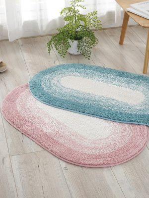 Door Mat Doorway Entrance Mat Household Bedroom Bathroom Toilet Bathroom Door Mat Carpet Water-Absorbing Non-Slip Mat