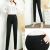 2022 Spring and Autumn New Casual Pants Women's Straight Professional Suit Pants Work Black Slim-Fit Commute High Waist Skinny Pants Women's