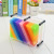 3D Color Stripes Clone Hand Mold Colorful Changeable Needle Footprints Pin Painting DIY Three-Dimensional Plastic Modern Needle Carving Decoration Small Size