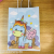 Unicorn Kraft Paper Bag Gift Bag Paper Bag Takeaway Packing Bag Logo