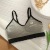 New One-Piece Chest Wrap Beauty Back Underwear Women's Bra Wholesale Fixed Triangle Chest Pad without Steel Ring Adjustable Shoulder Strap
