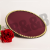 European-Style Plate Fruit Plate Gift Inlaid Brick Mirror Fruit Plate Household Mirror Cake Plate Snack Storage