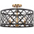 American Ceiling Lamp Retro round Iron Restaurant Bedroom Study Amazon New Cross-Border