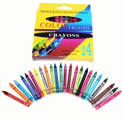 Factory Direct Sales Children's Painting Brush 24-Color Crayon Painting Crayon Two Yuan Stall Hot Sale