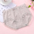 Solid Color Women's Seamless Underwear High Elastic Soft Comfortable Exquisite Bow Lace Pants Feet Mid-Waist Briefs