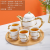 Factory Direct Sales Ceramic Coffee Cup Soup Pot Sealed Jar Tea Set