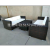 Outdoor Rattan Sofa Courtyard Outdoor Waterproof and Sun Protection Rattan Couch Combination Garden Outdoor Terrace