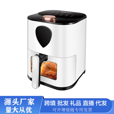 SAST Air Fryer Large Capacity Deep Frying Pan Smart Home Multi-Functional Chips Machine New Cross-Border Factory Direct Sales