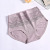 Factory Direct Sales Mid-Waist Women's Cotton Underwear Lace Grinding Large Version Cotton Underwear Soft and Comfortable Breathable Briefs Wholesale