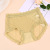 Cross-Border Direct Supply Underwear Women's High Waist Lace Dot Simple Lightweight Breathable Bottom Crotch Sheath Underpants Briefs Wholesale