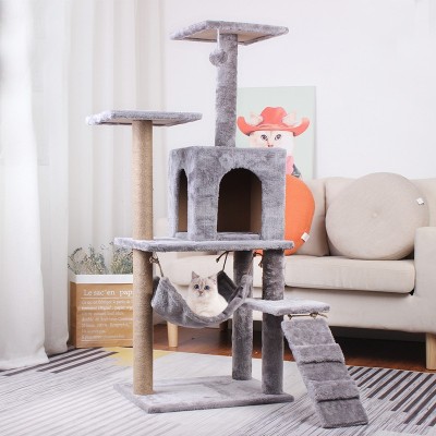 Cat Climbing Frame Cat Rack Large Luxury Multi-Layer Scratching Pole Cat Scratch Trees Sisal Cat Scratch Board Cat Nest Cat Supplies