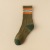 SocksJapanese Style Striped Socks Women's INS All-Match College Style Tube Socks Terry Towel Bottom Cotton Socks Factory Spot