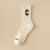 SocksWomen's Socks Fall/Winter Fleece Lined Padded Warm Keeping Terry-Loop Hosiery Tube Socks Room Socks Letter C All-Matchin