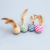 Cat Toy Sisal Ball Funny Cat Hand-Woven Feather Sisal Toy Cat Self-Hi Ball Bite-Resistant Pet Supplies
