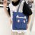Candy Color Tuition Bag Handbag Primary School Student Large Capacity Shoulder Crossbody Junior High School Student Extra-Curricular Tutorial Bag