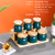 Factory Direct Sales Ceramic Tableware Ceramic Sealed Can Multi-Shape Seasoning Containers Spoon Wooden Rack Can Be Customized