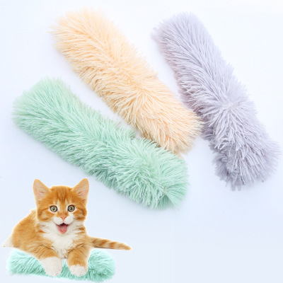 Cat Toy Plush Pillow Containing Catnip Ringing Paper Bite-Resistant Interactive Play Pet Supplies Factory Spot Cross-Border