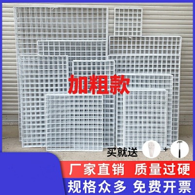 Factory Straight Hair Bold Mesh Plate Grid White Supermarket Shelf Wall-Mounted Metallurgical Mineral a Wire Fence Barbed Wire Zhejiang