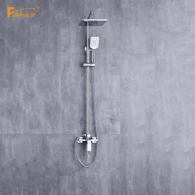 Firmer Shower Set Shower Hot and Cold Water Bathroom Shower Nozzle Simple Open-Mounted Copper Lifting