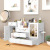 Sales Plastic Box Household Desk Cosmetics Storage Box Large Capacity Storage Box with Drawer Multi-Grid with Mirror