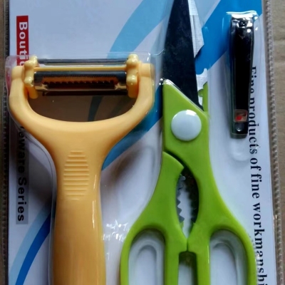 Factory Direct Sales High Quality Household Set Tools, Scissors Bottle Opener, Scratcher.