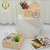 Jinliu Home Desktop Bamboo Woven Ins Style Wood Storage Basket Storage Box Bamboo Woven Wooden Hallway Box Wooden Frame