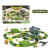 Dinosaur Electric Rail Car Toy Kit Children's Assembled DIY Panshan Road Roller Coaster Parking Lot Amazon