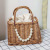 Linyi Willow Woven Bag Bridesmaid Best Man Gift Basket Sisters Group Rattan Woven Heart-Breaking Gift Box Empty